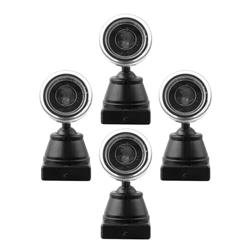 4Pcs Mini Signal Lamp Diy Prop For Sand Table Train Layout