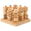 One Set Wooden Toe Chess Toy 6