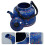 Enamel Tea Kettle For Stovetop With Handle Retro Design 1.7 L 11