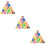 75 Pcs 32mm Rubber Elastic Bouncing Balls For Kids (Mixed Colors) 9