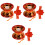 3Set Giocattoli Yo-Yo Rosso in ABS E Alloy, Regalo Per Bambini 5