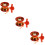 3Set Giocattoli Yo-Yo Rosso in ABS E Alloy, Regalo Per Bambini 11