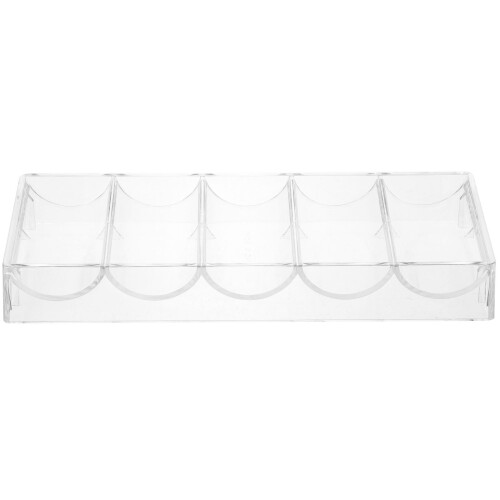 Transparent Poker Chip Holder Tray Large Capacity Box 1