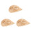 3Pcs Small Cowboy Hat Mini Straw Doll Hat For Diy 4