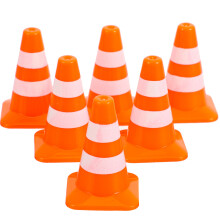56 Pcs Mini Traffic Cones Plastic Road Signs Toy For Kids Party Favors