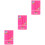 3 Pcs Creative Mini Refrigerator Toy For Kids Playing House 3
