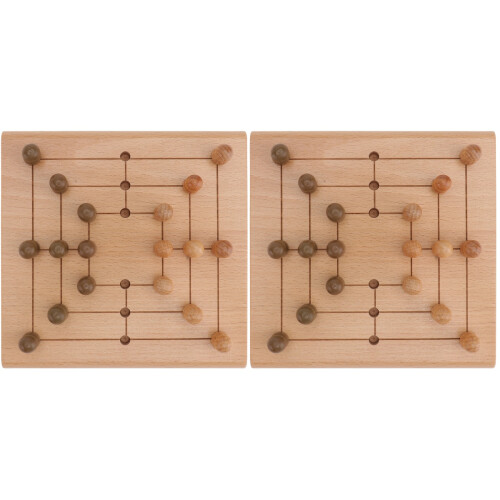 2Set Da Tavolo Legno Per Bambini Scacchiera E Ludica 1