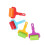 4Pcs Children Plastic Handheld Roller For Clay And Dough Mixed Color 5