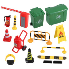 Set Stradali E Barricate Miniatura Per Scene Bambini