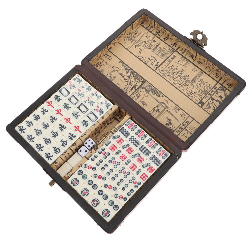 Set Portatile Da Mahjong , Da Tavolo Per Viaggio E Casa 2