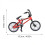 2 Set Mini Bici Dito In Alluminio Per Scrivania 2