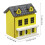 4 Miniatura Casa In Legno Per Decorazione 11