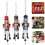 12 Pcs Christmas Wooden Soldier Nutcracker Pull String Puppet 10
