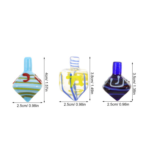 3 Pezzi Dreidel Hanukkah Ebraica Decorativo 1