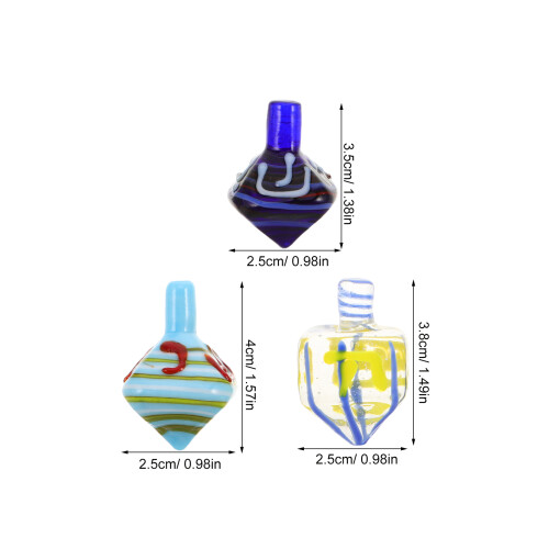 3 Pezzi Dreidel Hanukkah Ebraica Decorativo 2