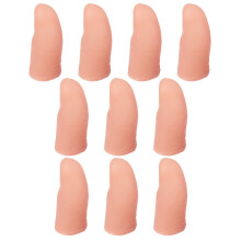 10Pcs Skin Color Finger Cover Playthings Fake Finger Toy Thumb Cover