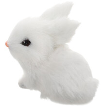 Realistisk Påskkanin Nappdjur Djurdocka Plush För Påsksmygning