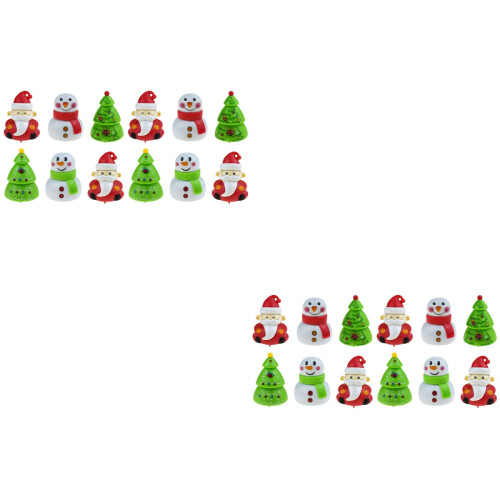 24 Stuks Kerstmis Themed Pull-Back Speelgoed Ornamenten 2