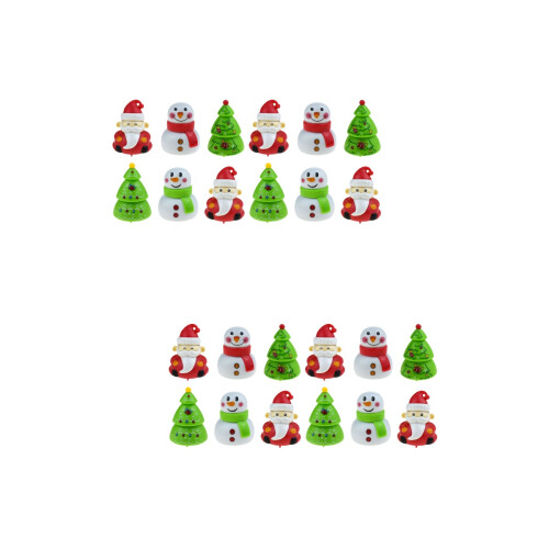 24 Stuks Kerstmis Themed Pull-Back Speelgoed Ornamenten 1