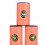 6 Bersagli A Proiettile 6 X 9,8 Cm In Eva Per 3