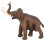 2 Stuks Woolly Prehistorisch Dierenspeelgoed Plastic Model 1