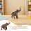2 Stuks Woolly Prehistorisch Dierenspeelgoed Plastic Model 8