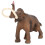 2 Stuks Woolly Prehistorisch Dierenspeelgoed Plastic Model 10