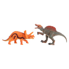 2 Stycken Simulation Djurlekplats Dinosauriemodeller