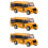 3 Mini Speelgoed Educatief Terugtrek Auto 9