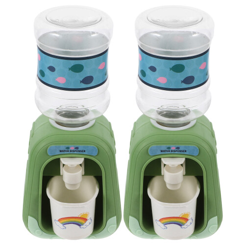 10Satser Barns Mini Vattenautomat Lek Kök Dispenser