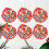 12 Pcs Hållbar Julbricka Tomte Snögubbe Radergummi 11
