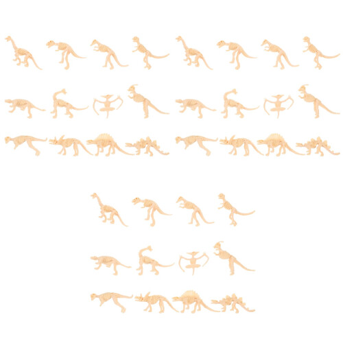 36 Pcs De Esqueletos De Dinossauros Para Crianças 2