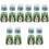10Satser Barns Mini Vattenautomat Lek Kök Dispenser 10