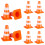 50 Unidades Mini Cones De Tráfego De Rua 9