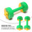 1 Par Plasthantlagar Ergonomiska Barn Idrottssport Handtag 7