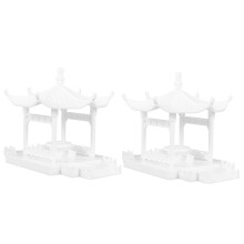 2 Delar Pavilion , Trädgårdspaviljong För Bonsai 1:100