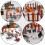 1 Set/28 Pcs Mini Lantbruksdjursfigurer Minihemslantgårdsmodeller 8
