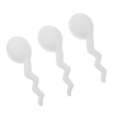 3Pcs Tadpoler Tryckbollar: Halloweens Skämt Falska Stresslindrande Leksaker