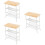 3Pcs Mini Förvaringshylla Möbel Miniatyr Mikro 7