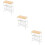 3Pcs Mini Förvaringshylla Möbel Miniatyr Mikro 9