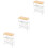 3Pcs Mini Förvaringshylla Möbel Miniatyr Mikro 5