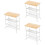 3Pcs Mini Förvaringshylla Möbel Miniatyr Mikro 6