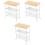 3Pcs Mini Förvaringshylla Möbel Miniatyr Mikro 3