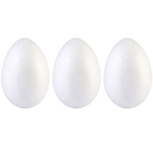 6St Vita DIY Pysselägg För Barnens Påskdekorationer