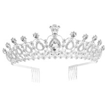 Bridal Tiara Med Pailletten Och För Bröllop