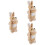 3Pcs Tecknad Djurhanddocka Förälder-Barn 7