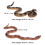 2Pcs De Cobra De Borracha Para E Halloween 2
