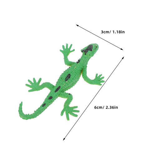 12 Unidades De Lagarto Plástico Brinquedo Infantil 1