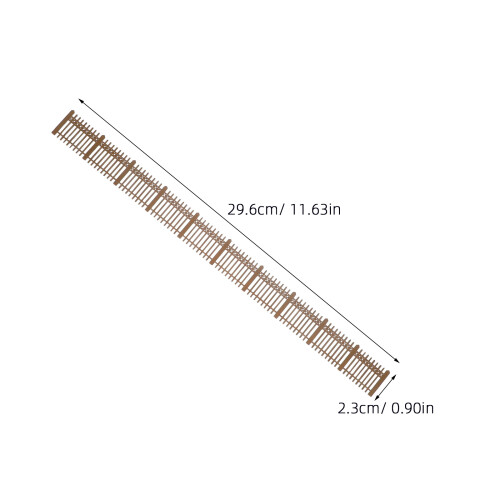 Mini De Plástico ABS Marrom Para DIY E Cenários 2