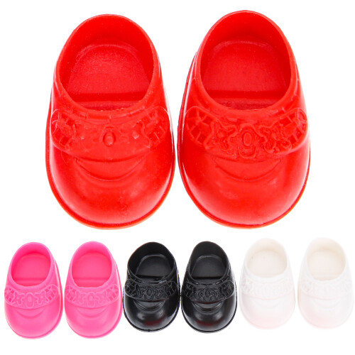 4 Pares De Miniatura Para Bonecas Acessórios Para